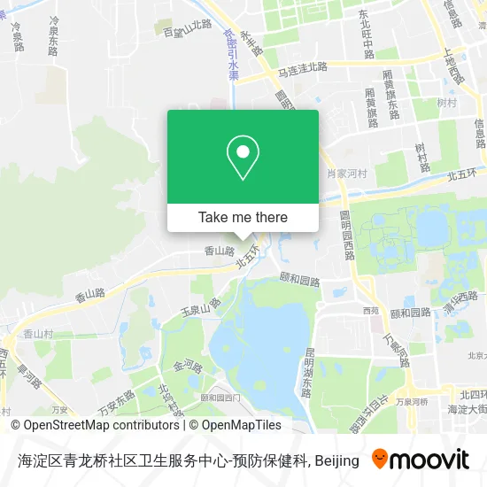海淀区青龙桥社区卫生服务中心-预防保健科 map