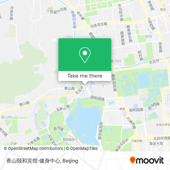 香山颐和宾馆-健身中心 map