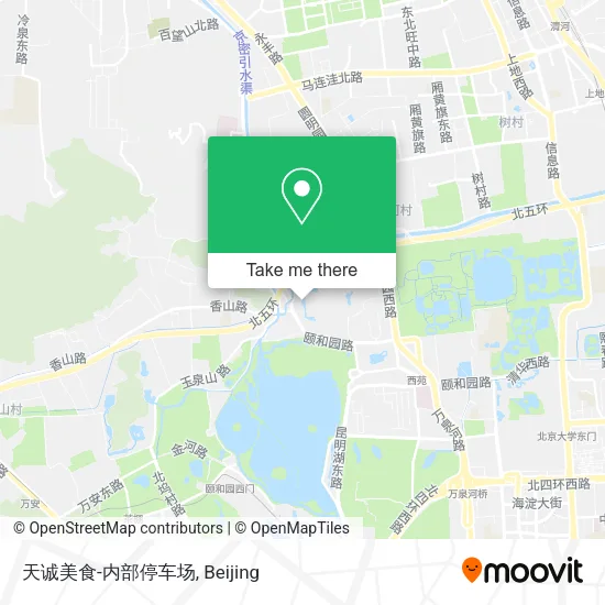 天诚美食-内部停车场 map