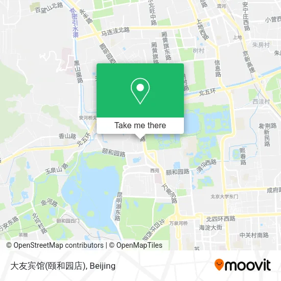 大友宾馆(颐和园店) map