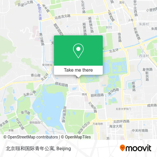 北京颐和国际青年公寓 map