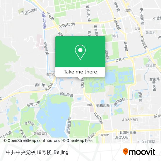 中共中央党校18号楼 map