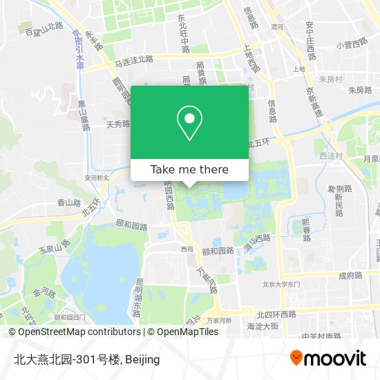 北大燕北园-301号楼 map