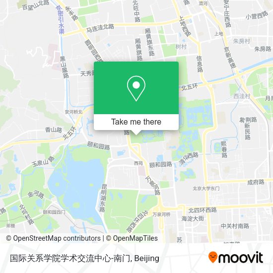 国际关系学院学术交流中心-南门 map