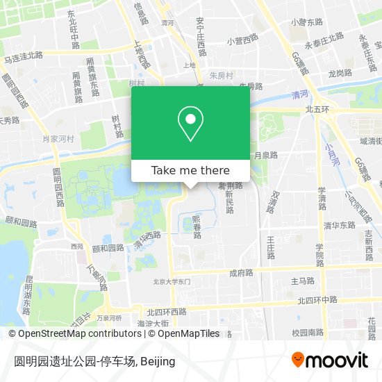 圆明园遗址公园-停车场 map