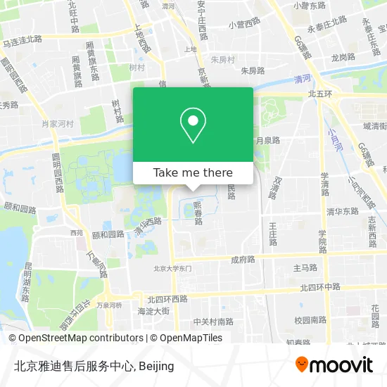 北京雅迪售后服务中心 map