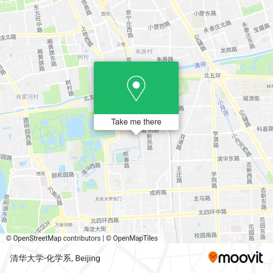清华大学-化学系 map