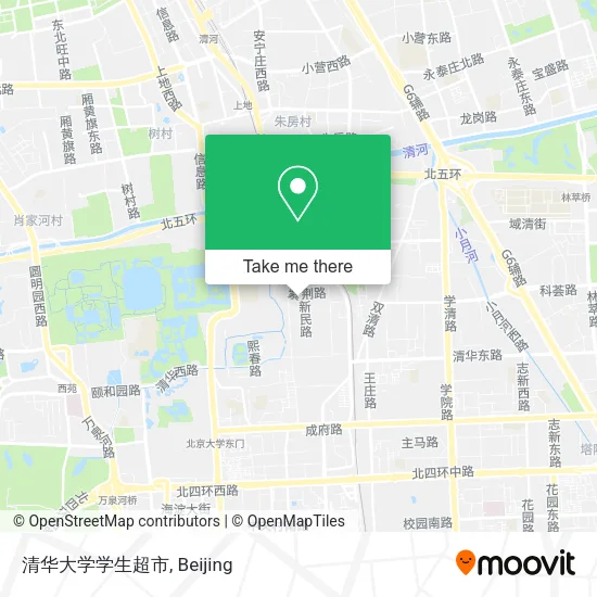 清华大学学生超市 map