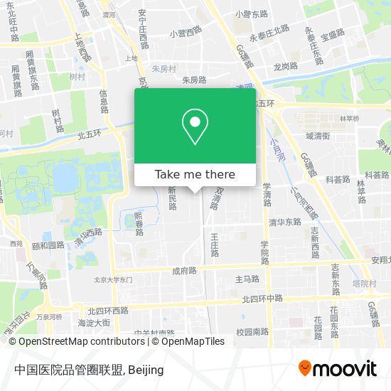 中国医院品管圈联盟 map
