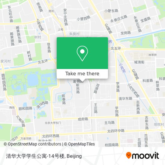 清华大学学生公寓-14号楼 map