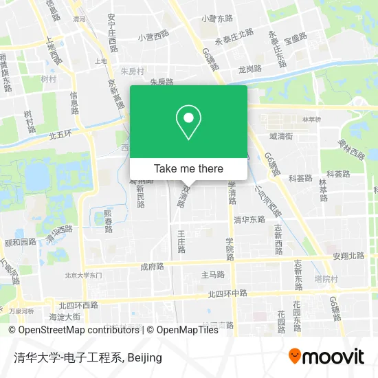 清华大学-电子工程系 map