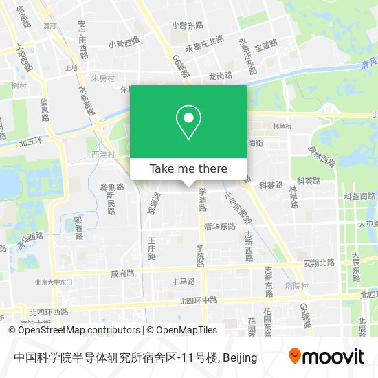 中国科学院半导体研究所宿舍区-11号楼 map