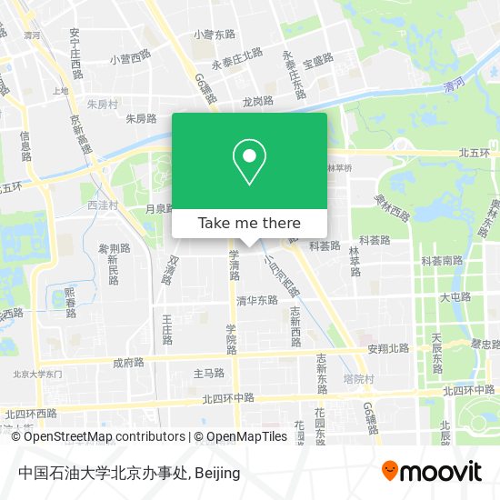 中国石油大学北京办事处 map