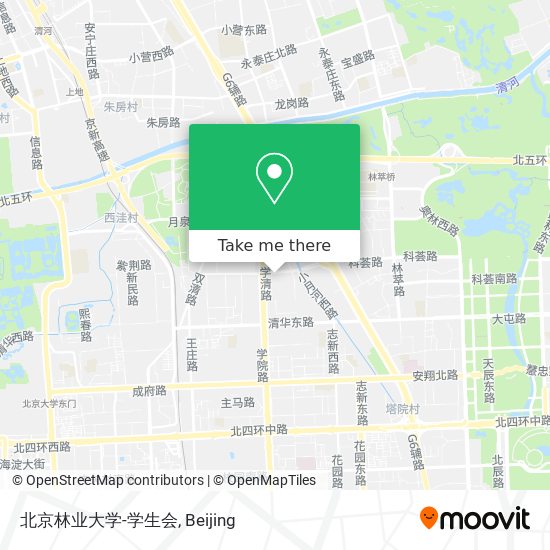 北京林业大学-学生会 map