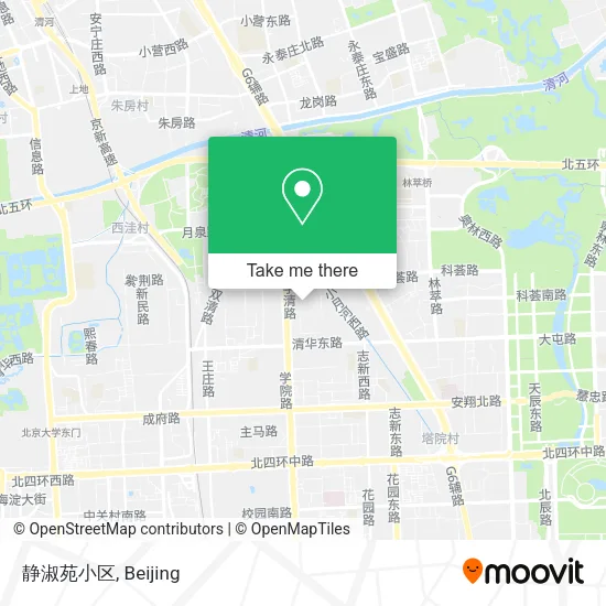静淑苑小区 map