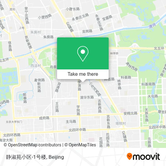 静淑苑小区-1号楼 map