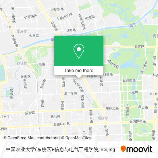 中国农业大学(东校区)-信息与电气工程学院 map