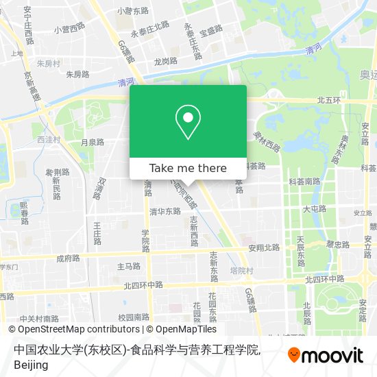 中国农业大学(东校区)-食品科学与营养工程学院 map