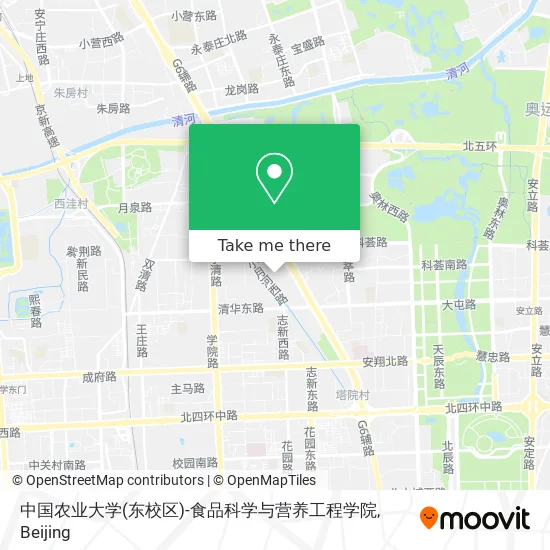 中国农业大学(东校区)-食品科学与营养工程学院 map