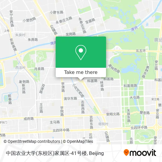 中国农业大学(东校区)家属区-41号楼 map