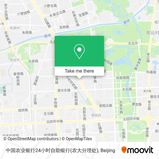 中国农业银行24小时自助银行(农大分理处) map