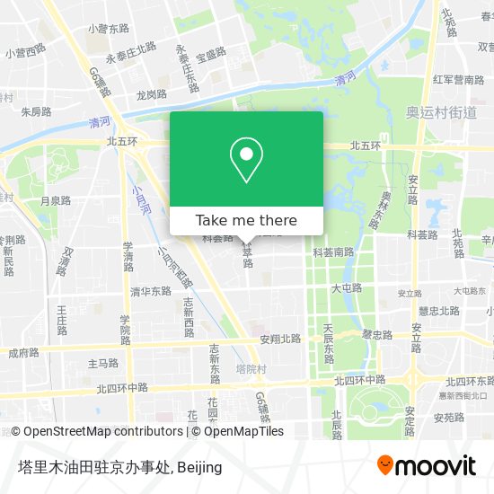 塔里木油田驻京办事处 map
