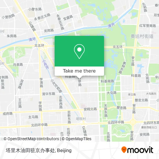 塔里木油田驻京办事处 map