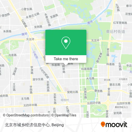 北京市城乡经济信息中心 map