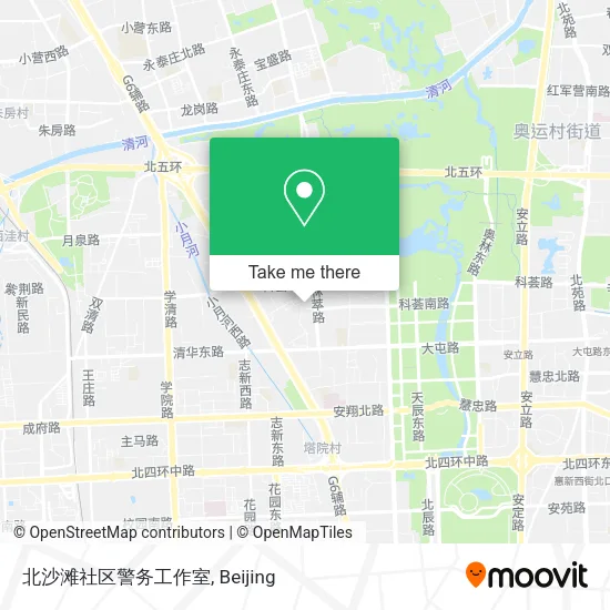 北沙滩社区警务工作室 map