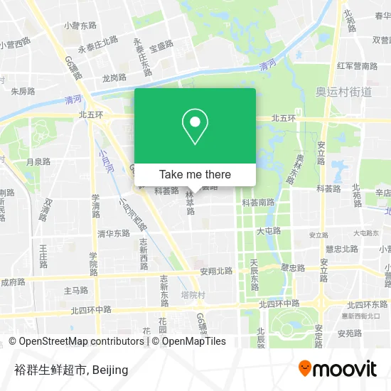 裕群生鲜超市 map