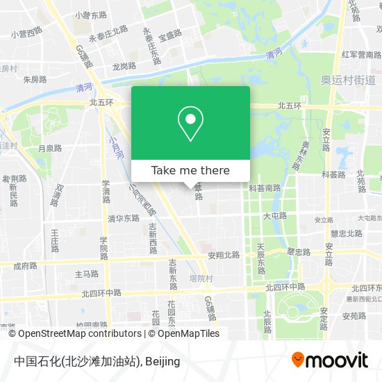 中国石化(北沙滩加油站) map