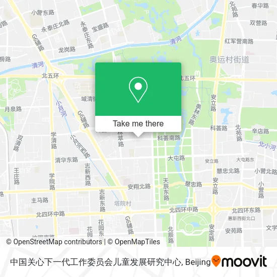 中国关心下一代工作委员会儿童发展研究中心 map