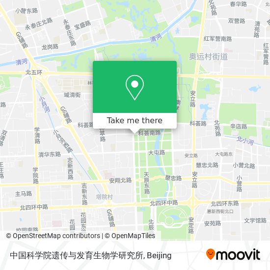 中国科学院遗传与发育生物学研究所 map