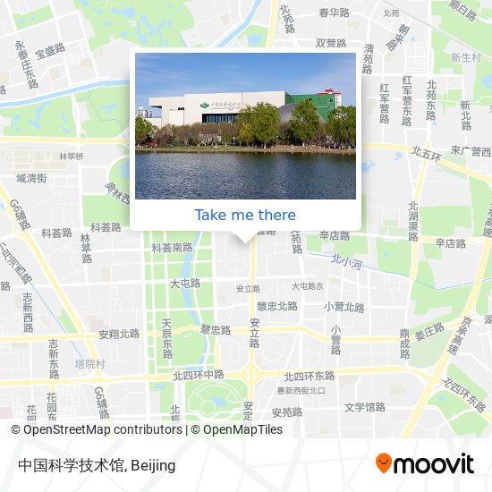 中国科学技术馆 map