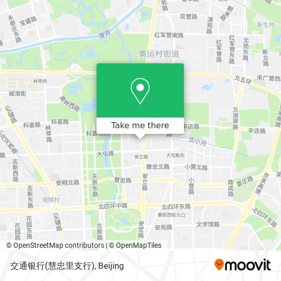 交通银行(慧忠里支行) map