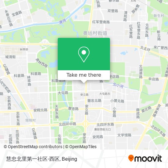 慧忠北里第一社区-西区 map