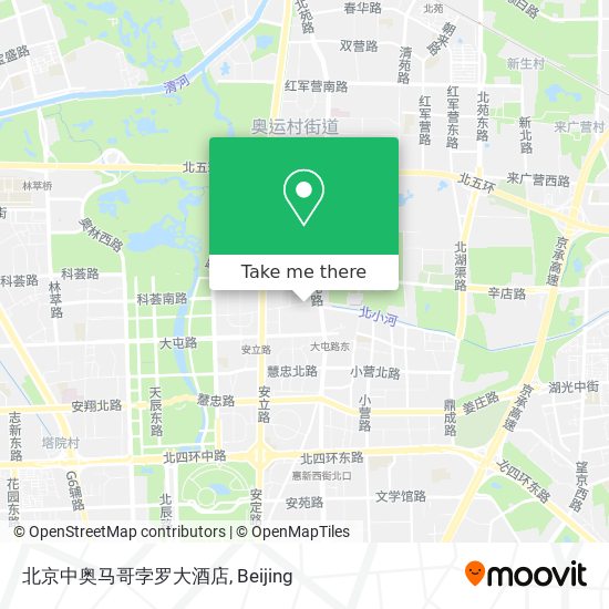 北京中奥马哥孛罗大酒店 map