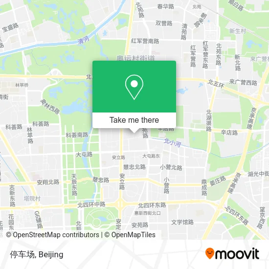 停车场 map