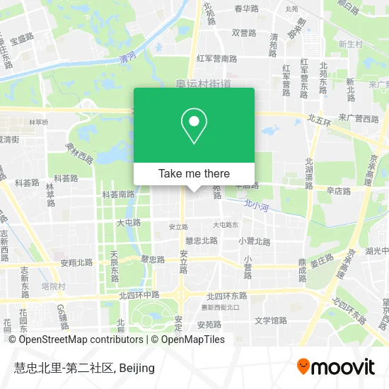 慧忠北里-第二社区 map