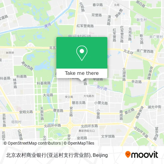 北京农村商业银行(亚运村支行营业部) map