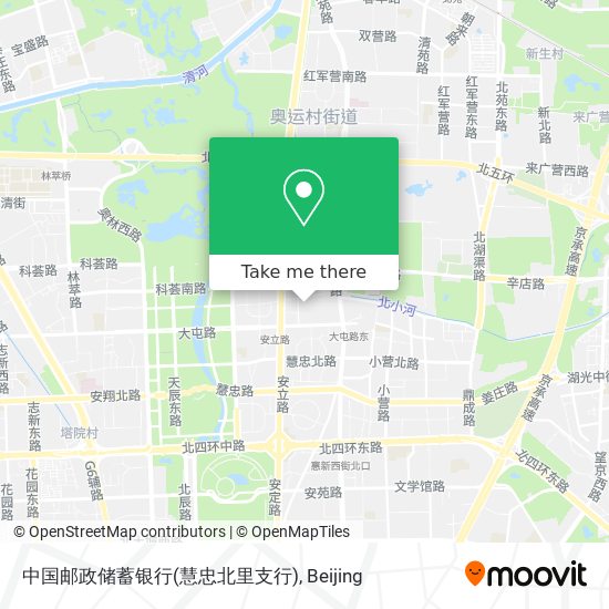 中国邮政储蓄银行(慧忠北里支行) map