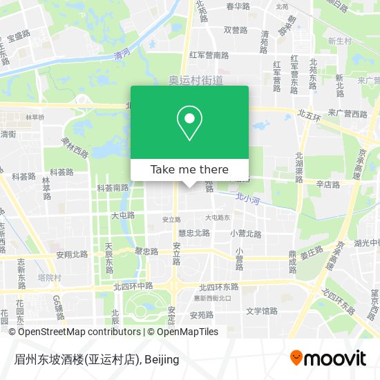 眉州东坡酒楼(亚运村店) map