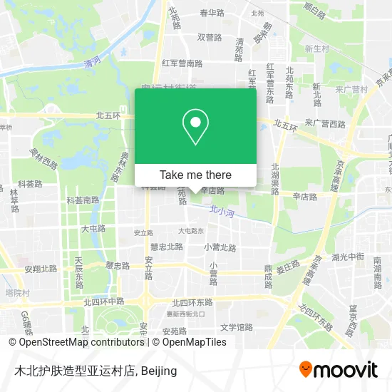 木北护肤造型亚运村店 map