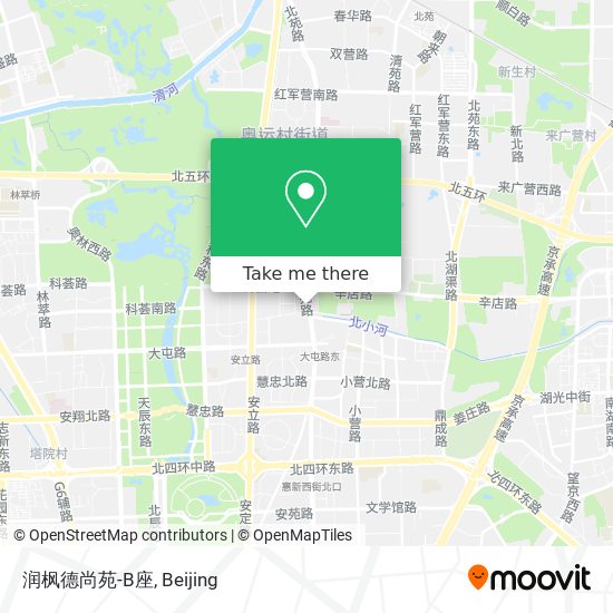 润枫德尚苑-B座 map