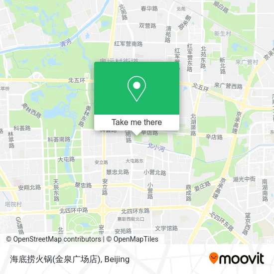 海底捞火锅(金泉广场店) map