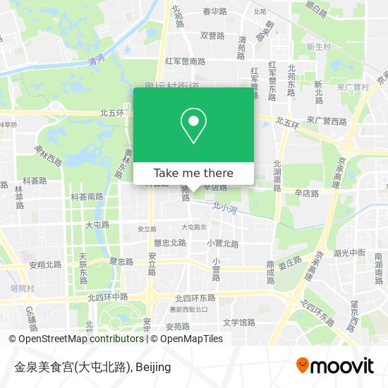 金泉美食宫(大屯北路) map