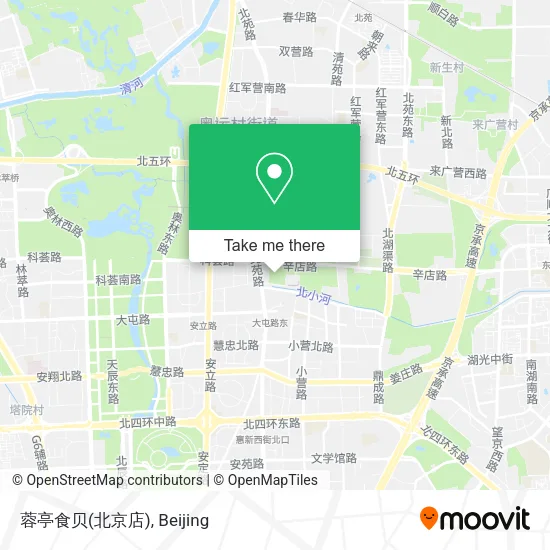 蓉亭食贝(北京店) map