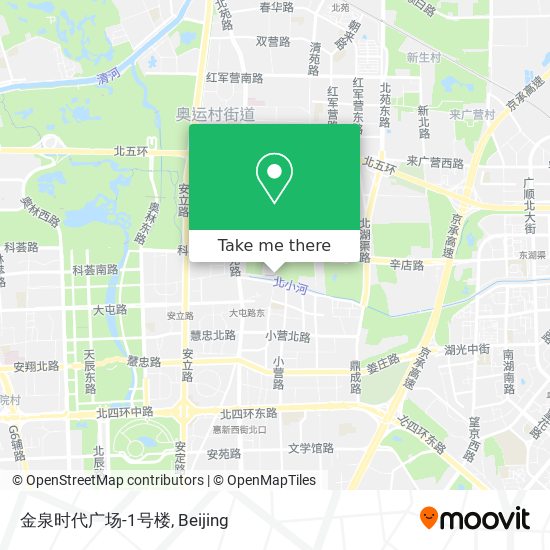 金泉时代广场-1号楼 map