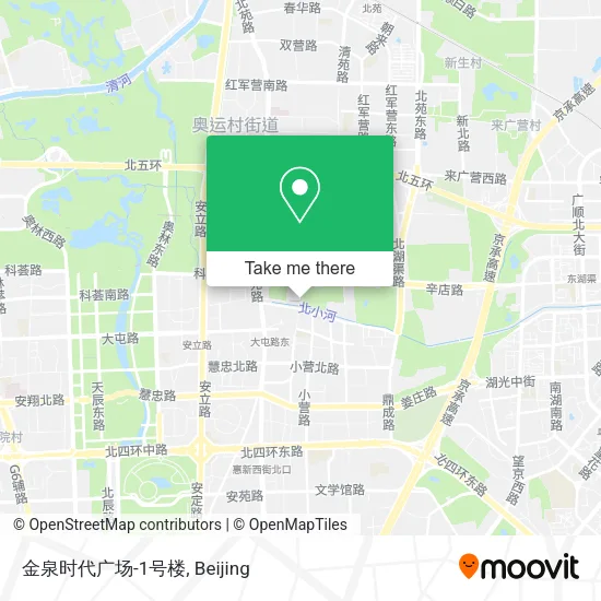 金泉时代广场-1号楼 map
