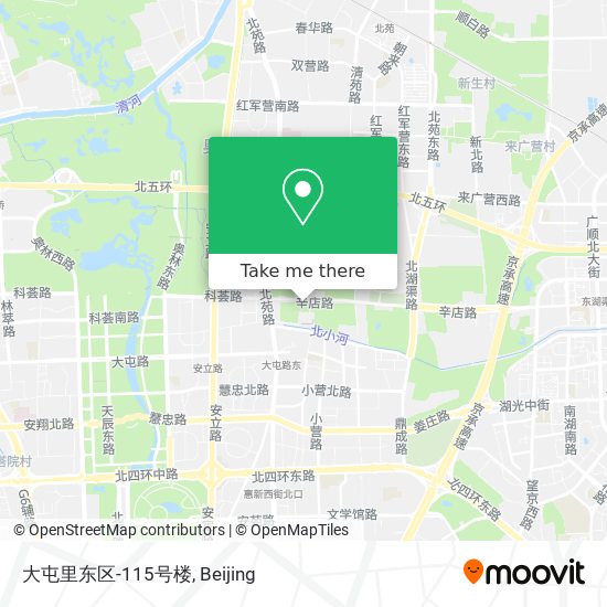 大屯里东区-115号楼 map